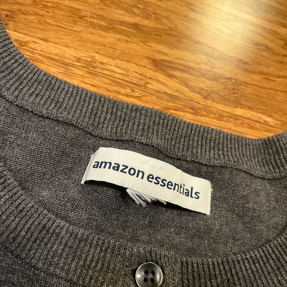 Amazon Essentials Gray Button-Up Cardigan | Capsu… - image 11